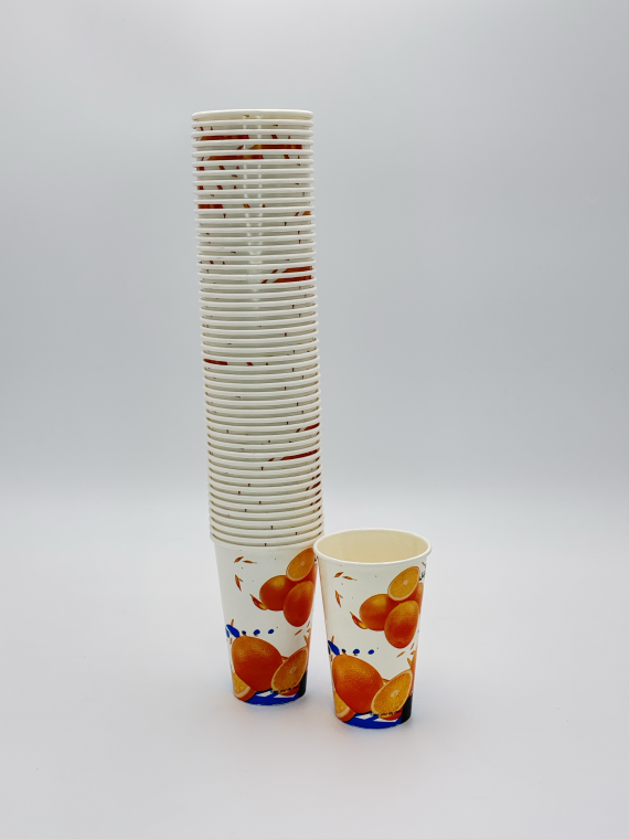 Paper Juice Cup – 12 OZ (Pack of 50 Pieces) - Image 3
