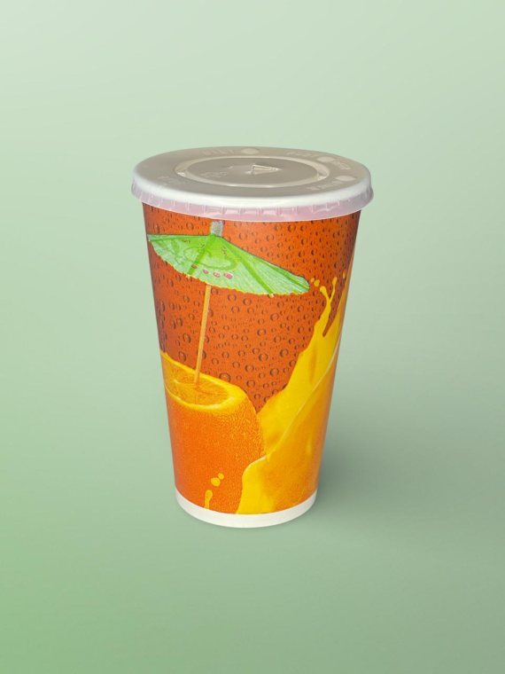 Paper Juice Cup – 12 OZ (Pack of 50 Pieces) - Image 2